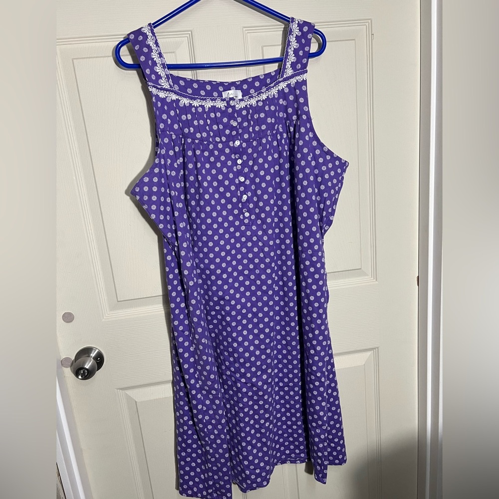 Dalia Collection Purple Floral Dress